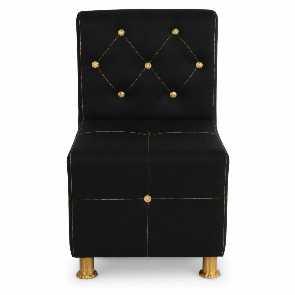 Sillon Espera Puntos Dorados - Auxiliar