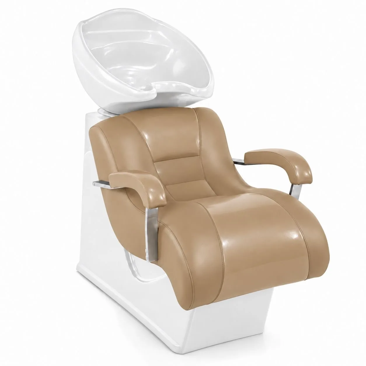 Lavacabeza Spa Beige Premium con Loza Blanca Neval