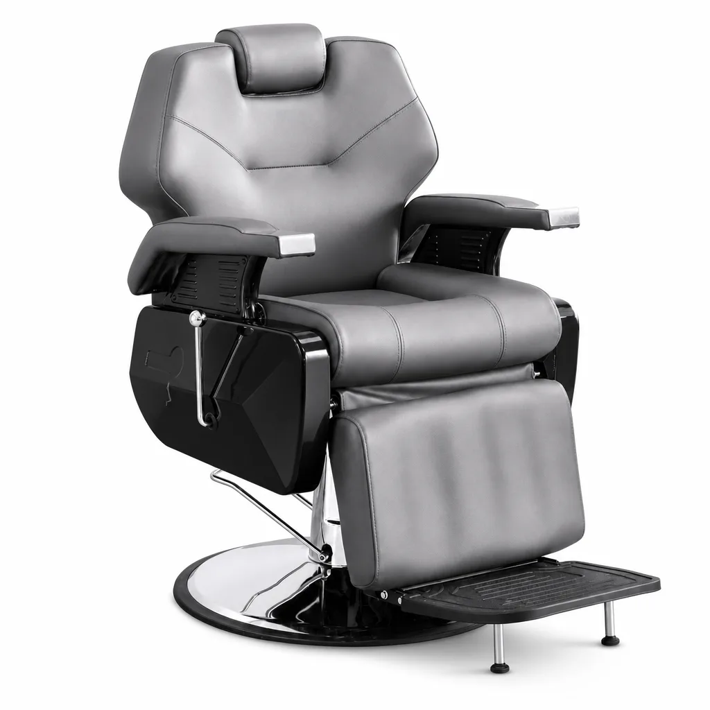 Sillón Barbero Pulido con Estilo Pro Sam
