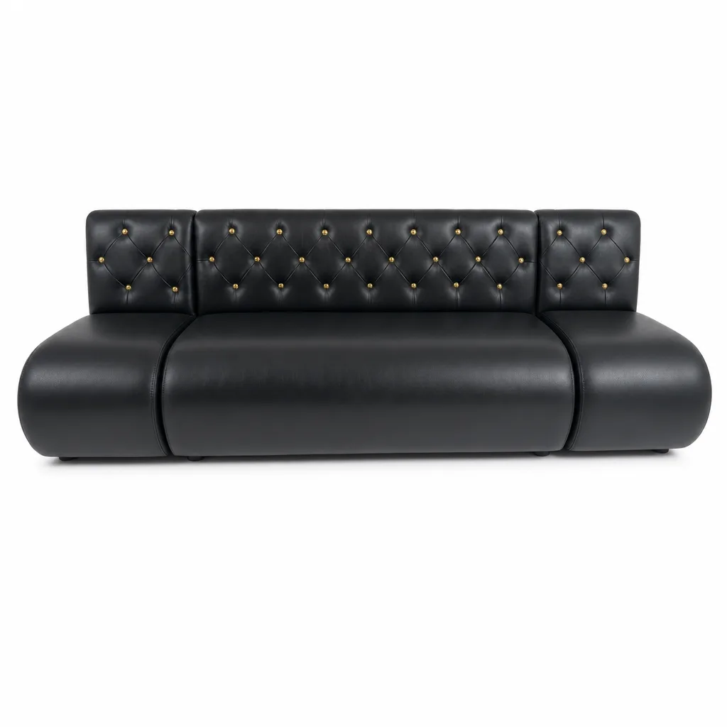 Juego de Sillon de espera Comodo Elegante Puntos Dorados