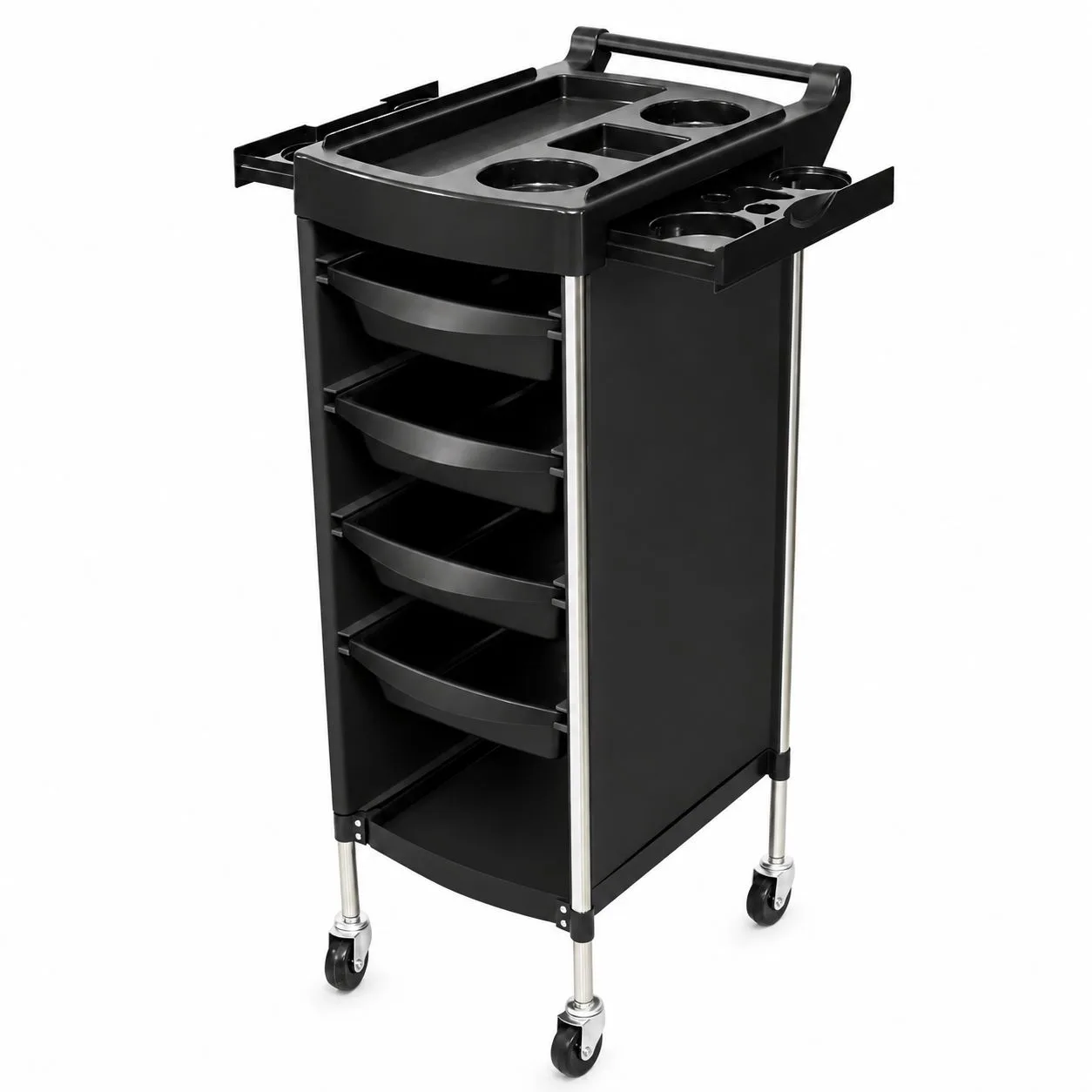 Carrito Auxiliar Negro 5 Cajones con Ruedas Neko