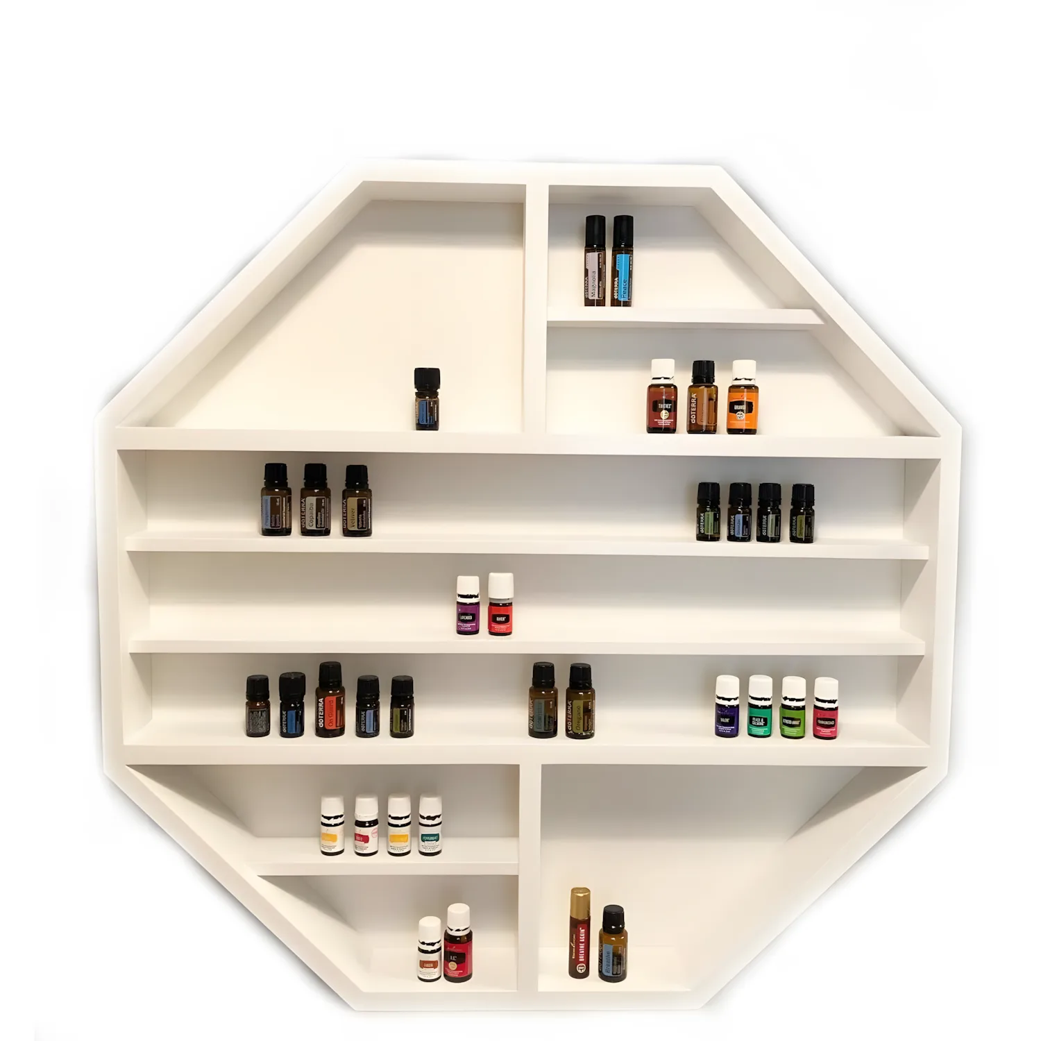 Exhibidor Esmaltero Hexagonal Único Eva