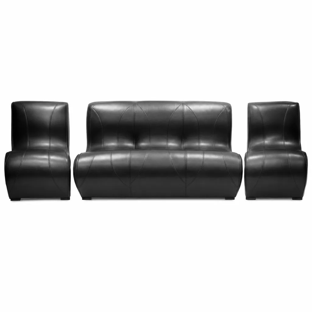 Juego Sillón de Espera Estilo con Clase Eva - Juego Sillón