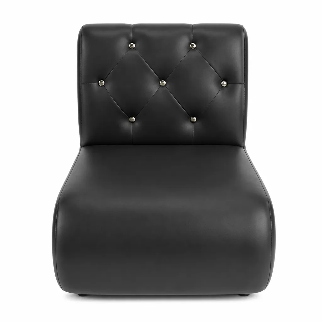 Sillon de espera Comodo Elegante Puntos Dorados - Auxiliar