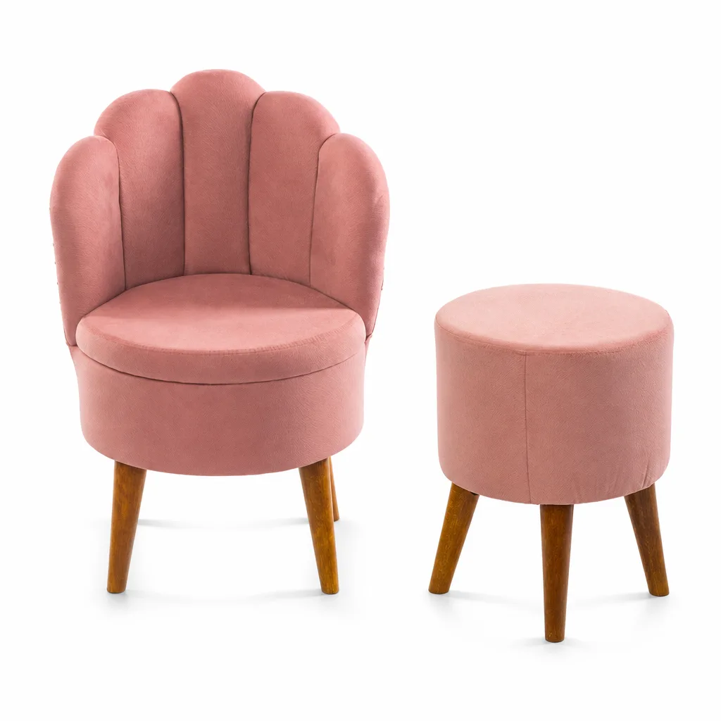 Puff Abanico Comodidad con Elegancia Ayla