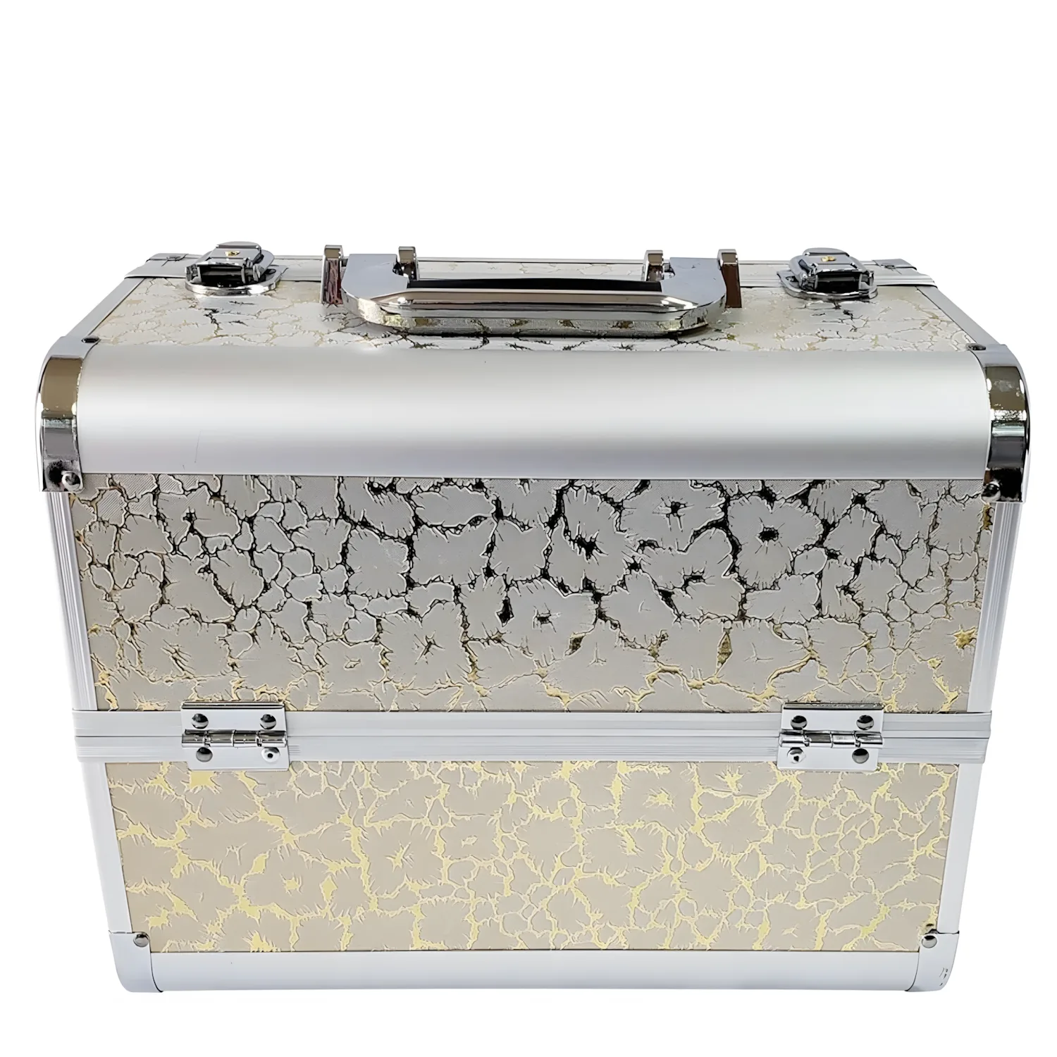 Neceser Con Estilo Brillante y Moderno Crack Gold 2