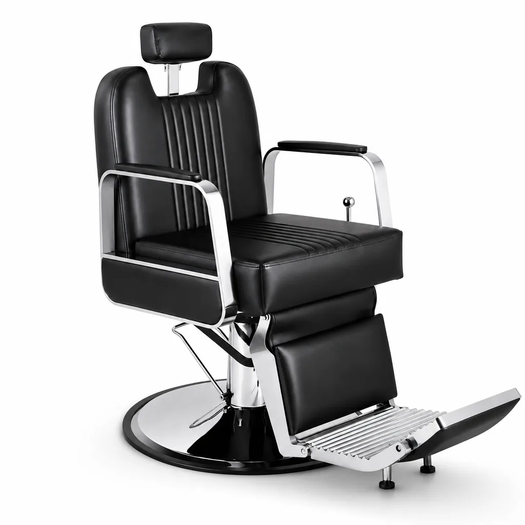Sillón Barbero Con Diseño Moderno Único Hark