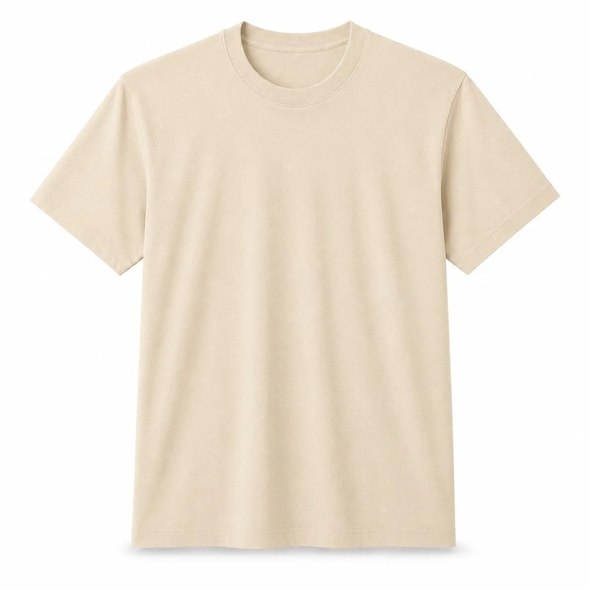Polo Boxy Hombre Beige / Crema