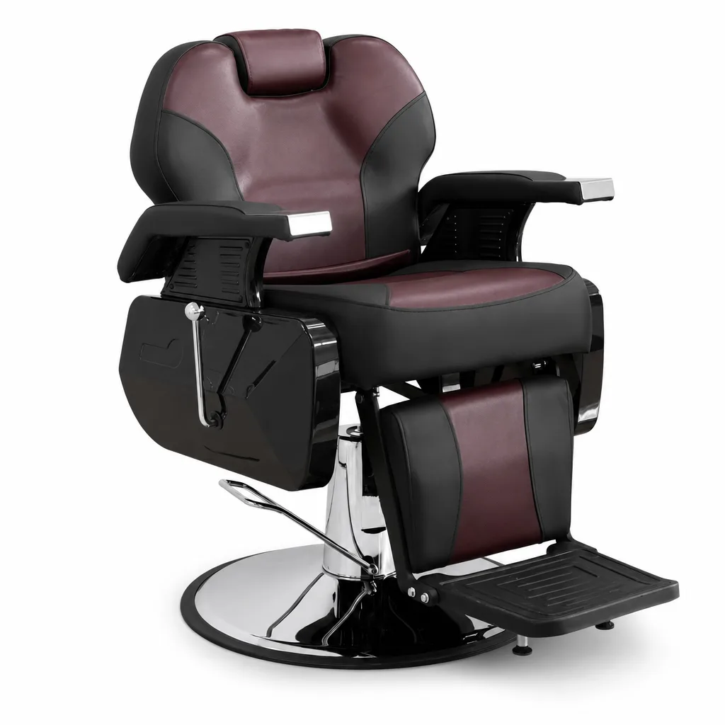 SILLON BARBERO HARLY PRIMIUM  - COLOR negro marron