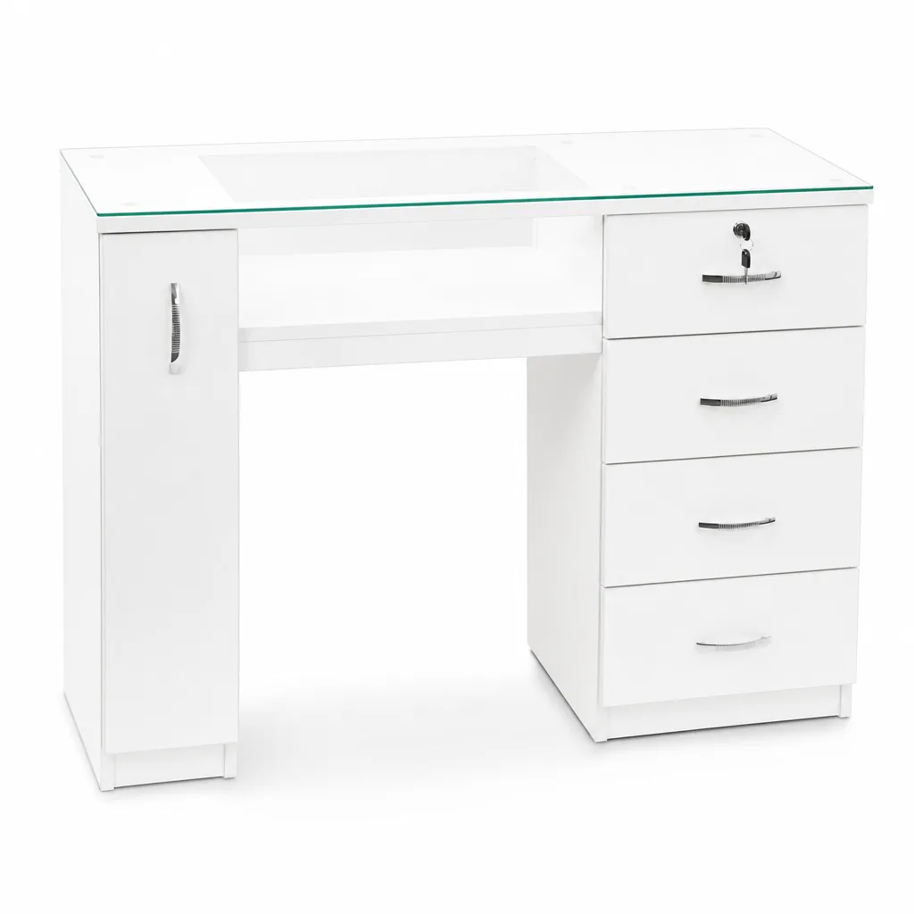 Mesa Manicure Moderno con Elegancia Isis