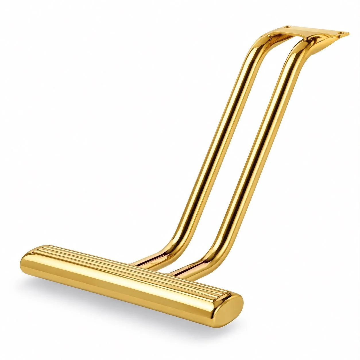 Reposapiés Barbero Dorado Acabado Espejo Tubular Volt