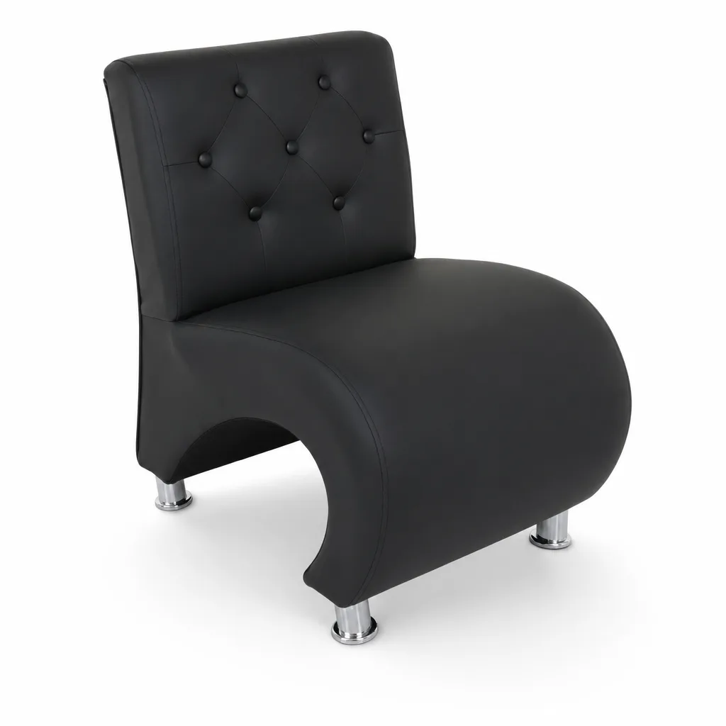 Sillon de Espera Botones Negros LIA - Auxiliar