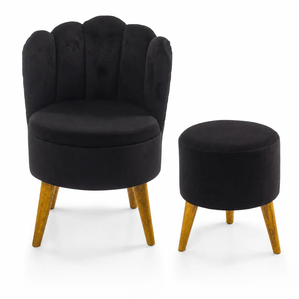 Puff Abanico Comodidad con Elegancia Beth